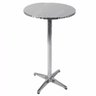 Mesa Bistro Alta Redonda em Alumínio 60cm Regula 70 Ou 110cm - 1