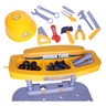 Kit Bancada de Ferramentas Infantil Oficina Para Crianças Brinquedo Didático Com Acessórios 54 Peças - 7