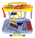 Ver imagem 5 de Kit Bancada de Ferramentas Infantil Oficina Para Crianças Brinquedo Didático Com Acessórios 54 Peças