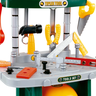 Kit Bancada de Ferramentas Infantil Oficina Para Crianças Brinquedo Didático Com Acessórios 54 Peças - 9