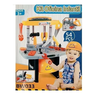 Kit Bancada de Ferramentas Infantil Oficina Para Crianças Brinquedo Didático Com Acessórios 54 Peças - 10