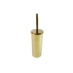 Suporte De Inox e Escova Sanitária com Cerdas Flexíveis – Dourado By Fineza - 1