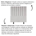 Ver imagem 5 de Cabeceira Estofada Cama Casal 140 Cm Lídia Suede e Frame Cinza Claro