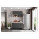 Ver imagem 4 de Cozinha Modulada Firenze FI0012 Avena Grafito - Demóbile