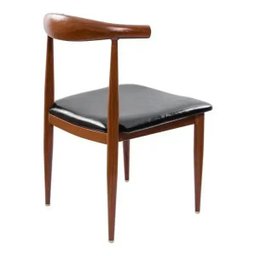 Cadeira Design Pelegrin Pel-1521 Marrom e Preta - 4