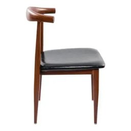 Cadeira Design Pelegrin Pel-1521 Marrom e Preta - 3