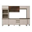 Ver imagem 3 de Cozinha Modulada Completa 06 Peças 100% MDF com Torre Quente e Paneleiro Connect