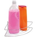 Ver imagem 1 de Porta Shampoo de Canto Suporte Cromado Organização Banheiro
