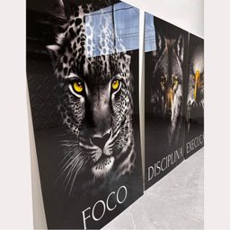 Quadro Decorativo em Acrílico Motivacional Foco 90x50cm - 2
