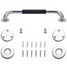 Barra de Apoio Inox 40cm Suporte Antiderrapante Idoso Gestante Criança Cadeirante Banheiro Box Casa  - 5