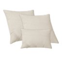 Ver imagem 1 de 2 Capas de Almofadas 50x50 + 1 Capa 30x50cm Capri Bege