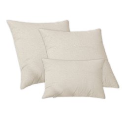 2 Capas de Almofadas 50x50 + 1 Capa 30x50cm Capri Bege - 1 2 Capas de Almofadas 50x50 + 1 Capa 30x50cm Capri Bege - 1