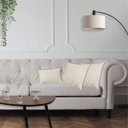 Ver imagem 5 de 2 Capas de Almofadas 50x50 + 1 Capa 30x50cm Capri Bege