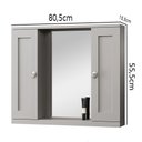 Ver imagem 4 de Espelheira Provençal 80 Cinza Mat: Cinza / Cromado