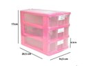 Ver imagem 5 de Gaveteiro Organizador 3 Gavetas Plasnorthon Resistente 6010