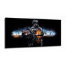 Quadro Decorativos Battlefield em Tecido Canvas 130x60 sala m02 - 1