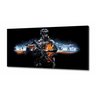 Quadro Decorativos Battlefield em Tecido Canvas 130x60 sala m02 - 2
