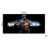 Quadro Decorativos Battlefield em Tecido Canvas 130x60 sala m02 - 3