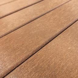 Perfil Deck Madeira Plástica 20 Mm:300 (cm)/10 (cm)/marrom - 2
