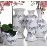 Vaso de Cerâmica - Wuxi Chinesa Victoria Branco 33cm - 5