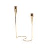 Castical em Metal Dourado Mart 22,5cm - 1
