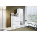 Ver imagem 2 de Cômoda Belize Plus 4 Gavetas 1 Porta - Branco Textura - Móveis Albatroz