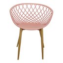 Ver imagem 5 de Kit 5 Cadeiras Poltrona Clarice Sidera Nest Web com Apoio de Braço