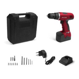 Parafusadeira e Furadeira Elétrica Bivolt 12V Vermelho Multilaser Ho045 - 2