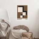 Ver imagem 1 de Quadro Bauhaus Poster - Descending Blocks 45x34cm - com Vidro:moldura Branca