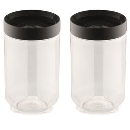 2 Pote Organizador Conecta Multiuso Empilhável 1200ml Preto - 1 2 Pote Organizador Conecta Multiuso Empilhável 1200ml Preto - 1