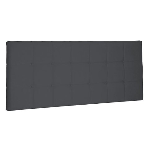 Cabeceira Painel Solteiro 0,90m Verona Suede - Pallazio - Cinza