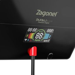 Ducha Chuveiro Eletrônico Zagonel Ducali Premium Digital Preto - 220V - 4