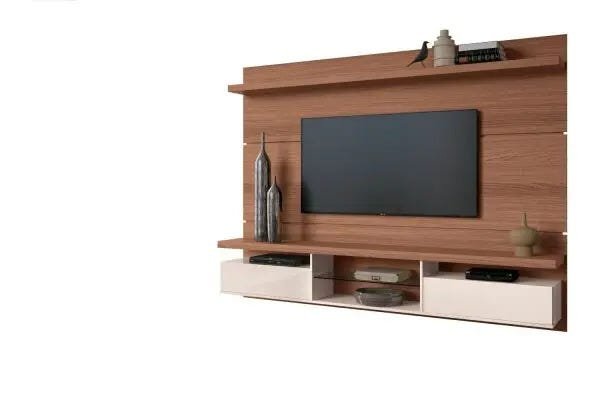 Home Suspenso Livin 180cm para TV até 55 Polegadas - Nature/Off White - Hb Móveis é boa?