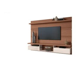 Home Suspenso Livin 180cm para TV até 55 Polegadas - Nature/Off White - Hb Móveis - 1