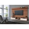 Home Suspenso Livin 180cm para TV até 55 Polegadas - Nature/Off White - Hb Móveis - 2