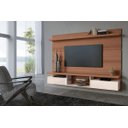 Ver imagem 2 de Home Suspenso Livin 180cm para TV até 55 Polegadas - Nature/Off White - Hb Móveis