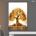 Ver imagem 2 de Quadro Decorativo - Arvore da Vida Dourada Art052 - Tela Canvas - 60x40cm