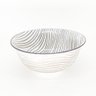 Bowl em Cerâmica Desenho Listras Marrom M - 2