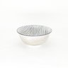 Bowl em Cerâmica Desenho Listras Marrom M - 1