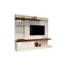 Home Theater Allure Para TV até 60 Polegadas - Off White / Deck - Hb Móveis - 1