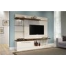 Home Theater Allure Para TV até 60 Polegadas - Off White / Deck - Hb Móveis - 2