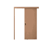 Kit Porta de Correr Eucalipto 2,00m sem Porta - 1