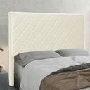 Ver imagem 3 de Cabeceira Cama Box Casal 140 Cm Dubai Linho S04 - D'Rossi Cor Natural