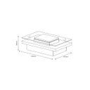 Ver imagem 3 de Mesa de Centro Soneto - Deck - Hb Móveis