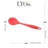 Colher para Servir de Silicone Vermelha 27cm - Lyor - 6