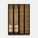Ver imagem 2 de Guarda-Roupa Planejado 4 Portas Reflecta com LED 100% MDF Orion CabeCasa MadeiraOriginals Marrom/Mocha