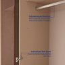 Guarda-roupa 4 Portas Reflecta com Led 100% Mdf Orion CabeCasa MadeiraOriginals - 8