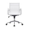 Kit 6 Cadeiras de Escritório Diretor Eames em Tela - Branca - 6