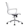 Kit 6 Cadeiras de Escritório Diretor Eames em Tela - Branca - 7