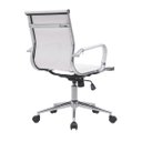 Ver mais imagens de Kit 6 Cadeiras de Escritório Diretor Eames em Tela - Branca